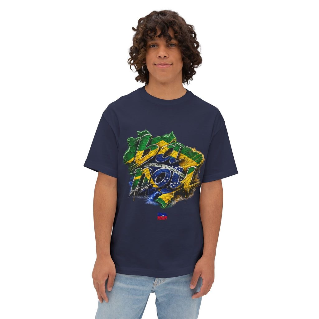 "ba nou brezil" 2026 World Cup Haiti Unisex Boxy Tee