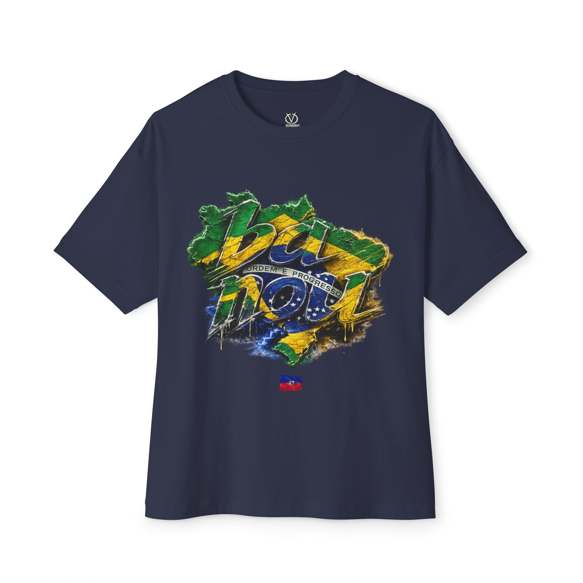 "ba nou brezil" 2026 World Cup Haiti Unisex Boxy Tee