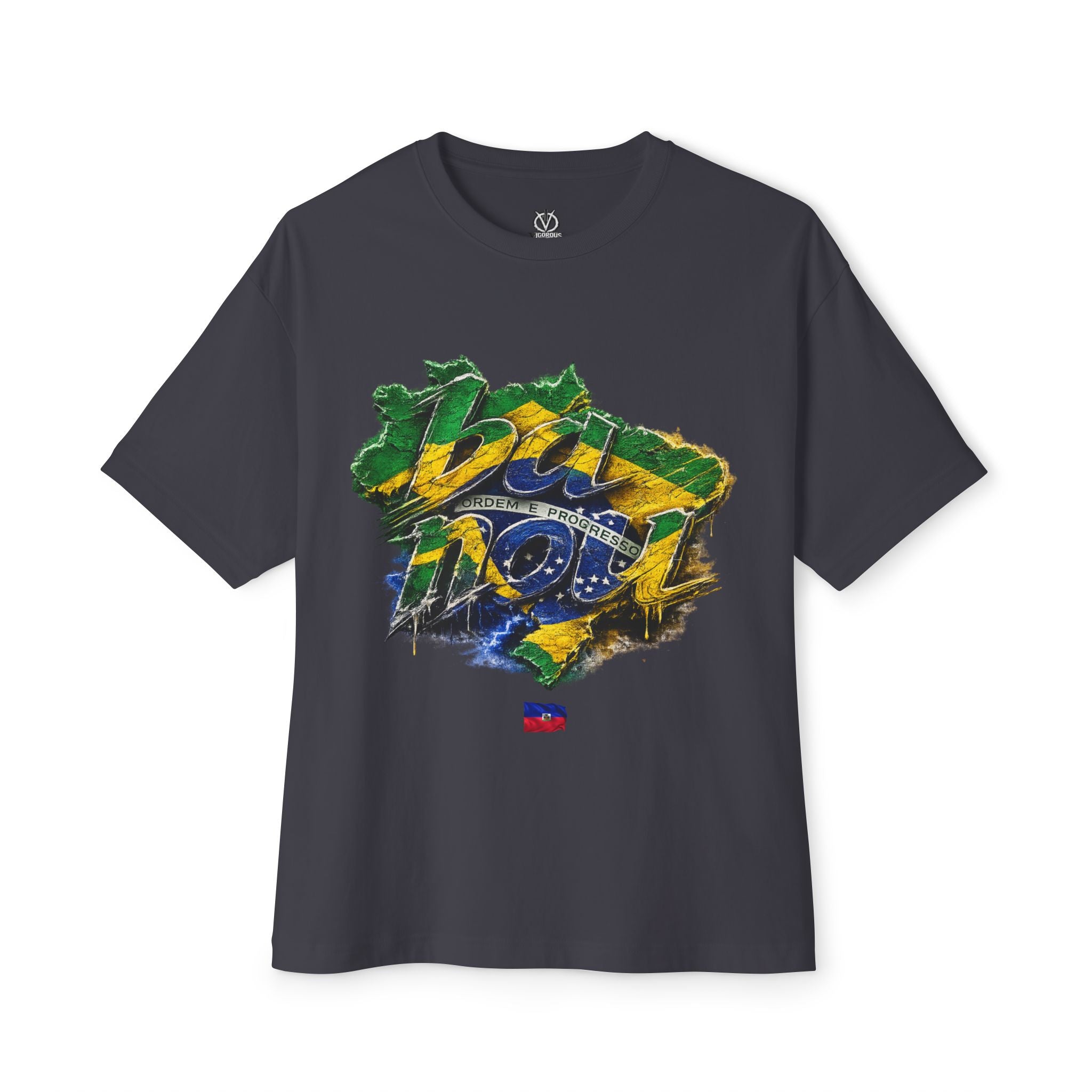 "ba nou brezil" 2026 World Cup Haiti Unisex Boxy Tee