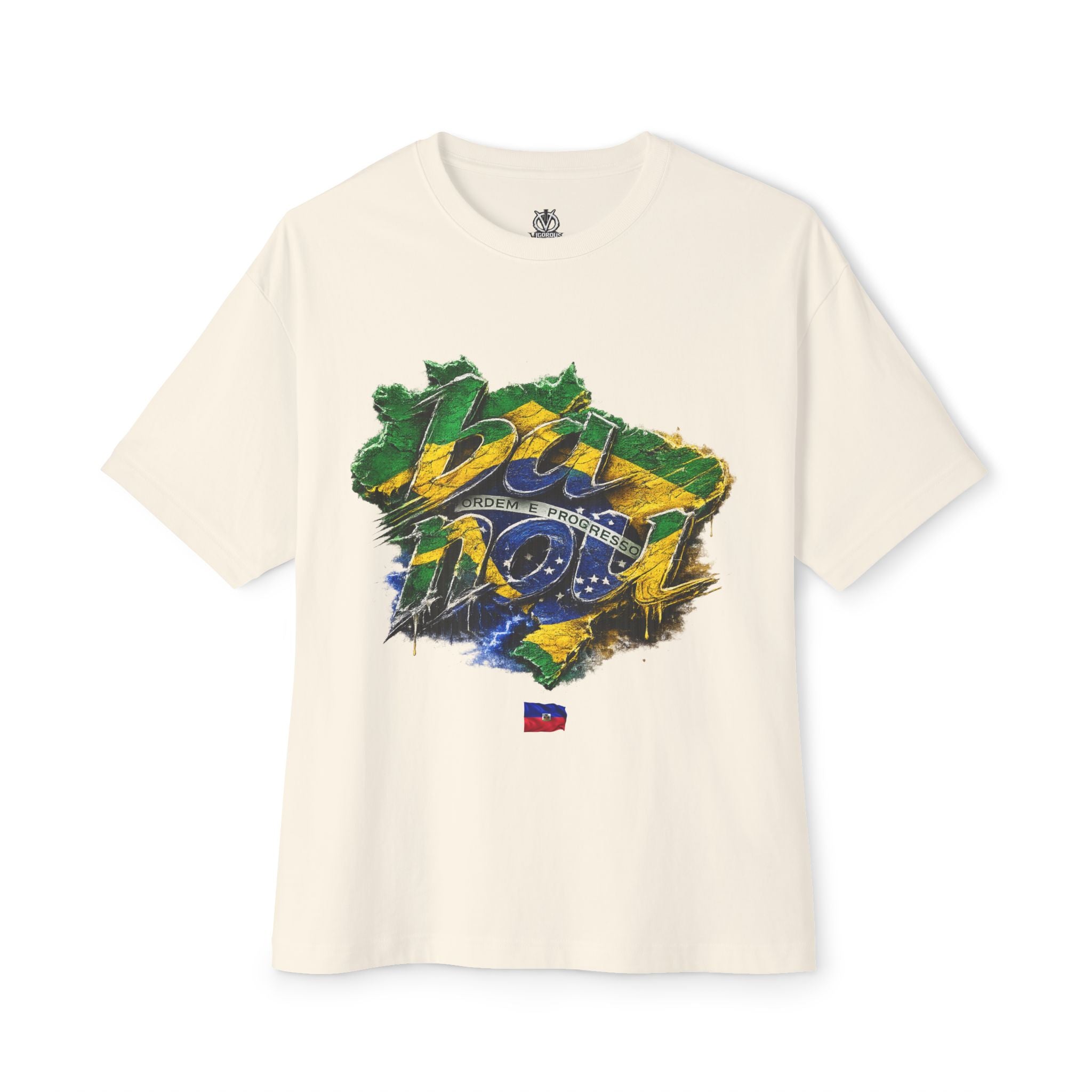 "ba nou brezil" 2026 World Cup Haiti Unisex Boxy Tee